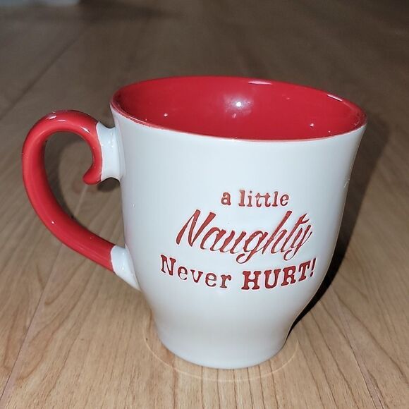 A LITTLE NAUGHTY NEVER HURT!" COFFEE MUG - Picture 2 of 5